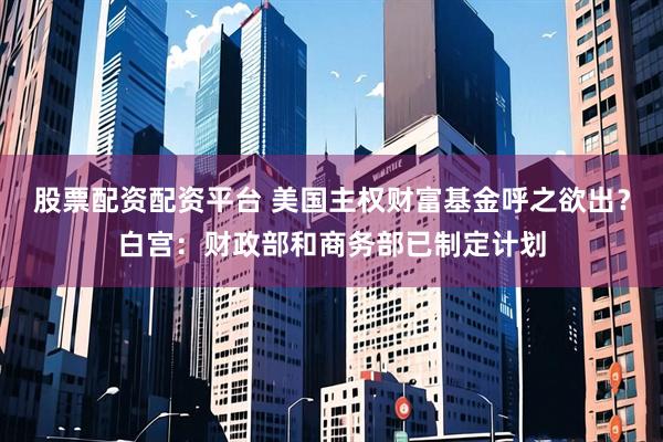 股票配资配资平台 美国主权财富基金呼之欲出？白宫：财政部和商务部已制定计划